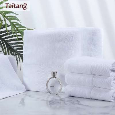 Customized Size Bath Towel Towel Set 100% Cotton White Hand Bath Face Towels,Spa Bath Sheet